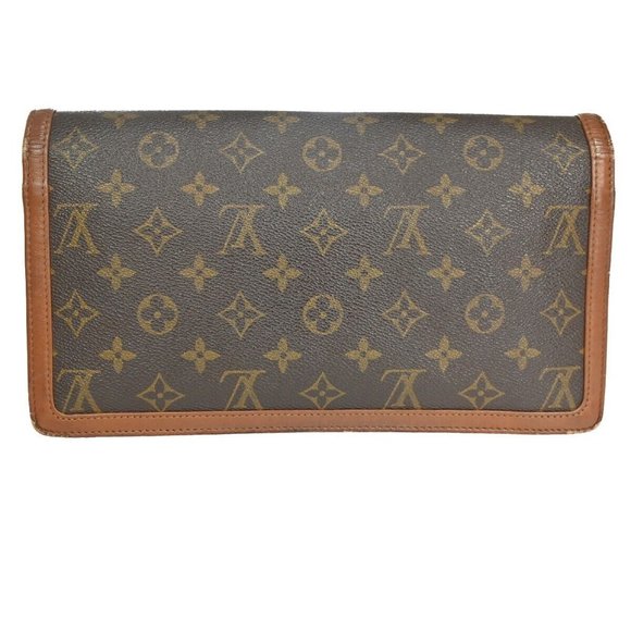 LOUIS VUITTON Pochette Dam GM Clutch Hand Bag Monogram Leather - Picture 13 of 16
